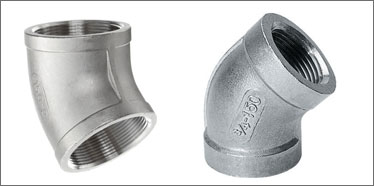 Stainless Steel Threaded 45 Deg Elbow Manufacturer